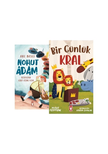 Nohut Adam Ve Bir Günlük Kral Ikili Kitap