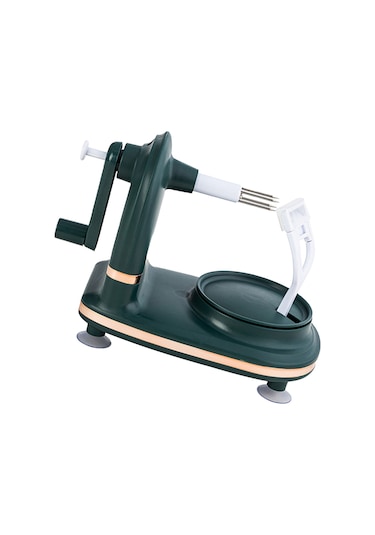 Dofolink El İşlemli Mutfak Aleti: El Sallayarak Elma, Armut, Patates Kabuklarını Hızlı Ve Verimli Kaldıran Çelik Ve Plastik Kabuk Kırıcı - Yeşil Renk Yeşil