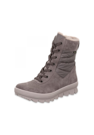 Legero 000421 Z Novara Gore-tex Deri Gri Kadın Bot Gri