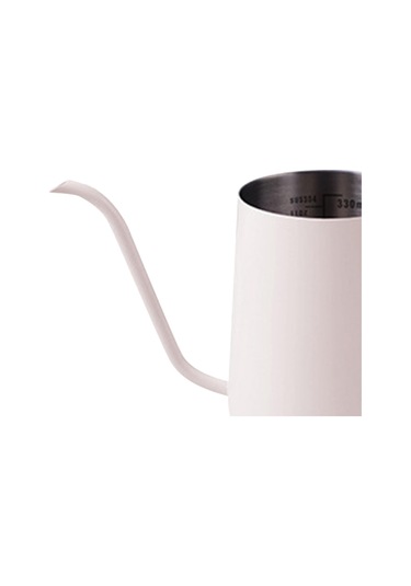 Suntek Pour Over Kettle Paslanmaz Akış Ağızlı Beyaz Beyaz