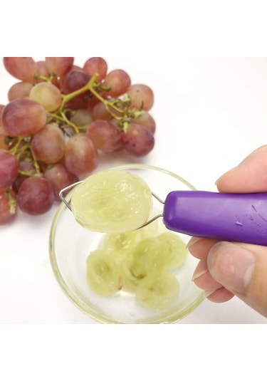 Suntek Üzüm Soyucu Kabuğu Çıkarma Aleti Kullanışlı Meyve Menekşe Diğer