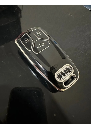 T-carbon Audi Audi İçin Silikon Anahtar Kılıfı A4 A5 A6 Q3 Q5 Q7 Q8 222754152