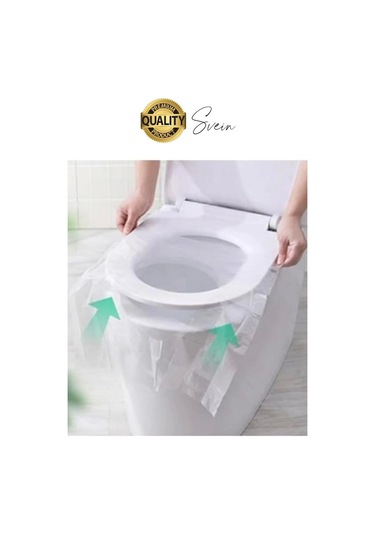 50 Adet Pratik Hijyenik Tek Kullanımlık Klozet Kapağı Pedi Örtüsü Yeni Sezon Koruyucu Kirletmez Çok Renkli