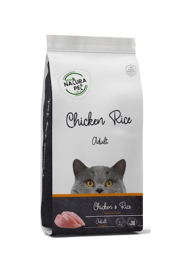 Eco Natura Pet Tavuklu ve Pirinçli Yetişkin Kedi Maması 15 KG