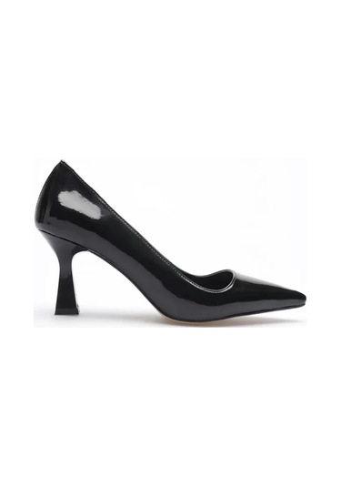 Trendella Siyah Rugan Topuklu Kadın Stiletto Tr20ms02e