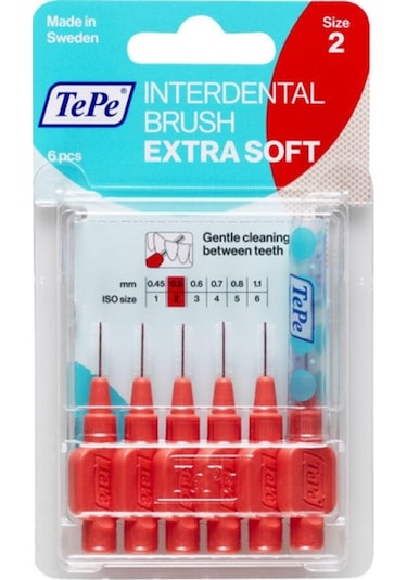 Tepe Extra Soft Arayüz Fırçası 6'lı 0.5 MM