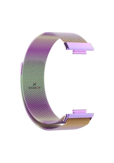 Huawei Watch Fit 2 Metal Hasır Kordon Woven Wire Metal Tasarım Ko