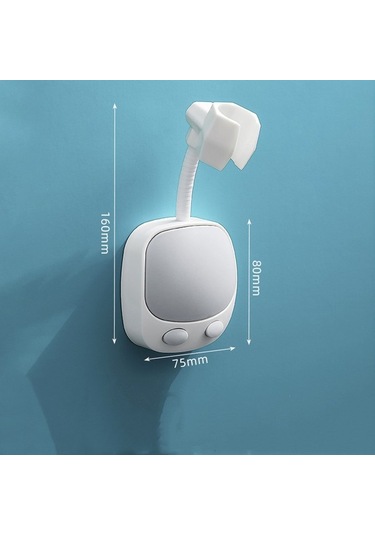 Primepickings Bir 1 Adet Abs Duş Standı Hiçbir Yumruk Bağlama Asılı Duş Başlığı Çocuklar Yağmur Püskürtü 2 Katlı Gri