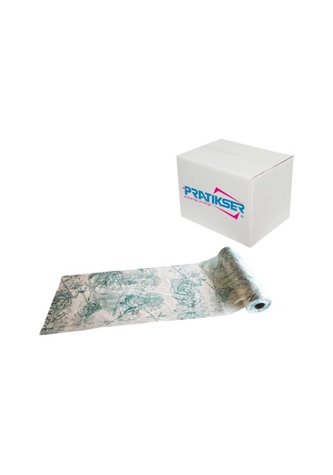 Pratikser Tek Kullanımlık Polietilen Masa Örtüsü Doğa - 120x150cm - 25ad/rulo - Koli Çok Renkli