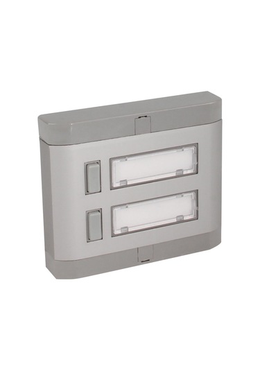 Mutlusan 2'li Alüminyum Zil Butonu 037 106 020002