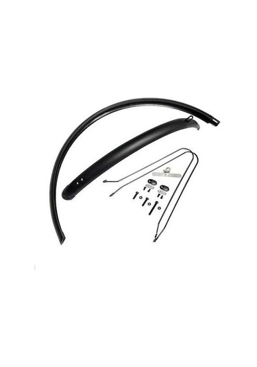 Pazly 700c Yol Bisikleti Çamurluk Seti, Dar Lastik Koruyucu, Ön-arka Çamurluk, Çok Renkli Pvc Çok Renkli