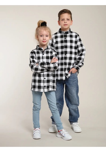 Onıc Çocuk Ekoseli Gömlek 328981470 Beyaz