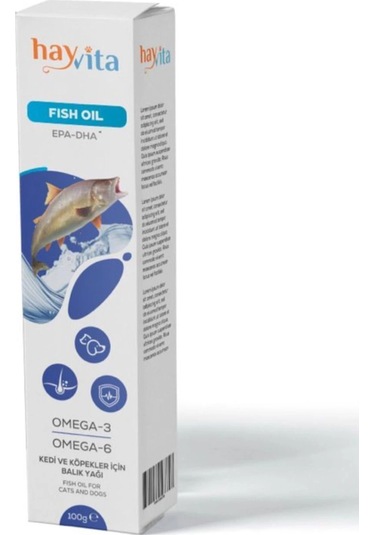 Fish Oil Epa - Dha 200ml - Kedi Ve Köpekler Için Balık Yağı, Omega-3, Omega-6