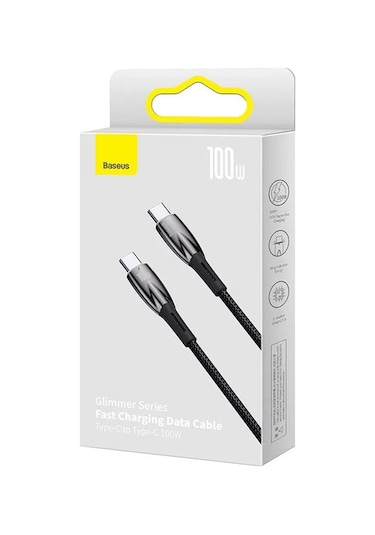 Baseus Glimmer Series 100w Type-c To Type-c Hızlı Data Şarj Kabl