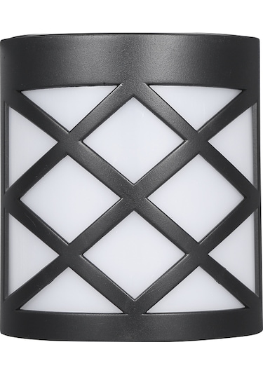 Monyee 6 Led Güneş Enerjili Dış Mekan Duvar Lambası - Ip44 Su Geçirmez Bahçe Çit Aydınlatması Beyaz Işık Diğer