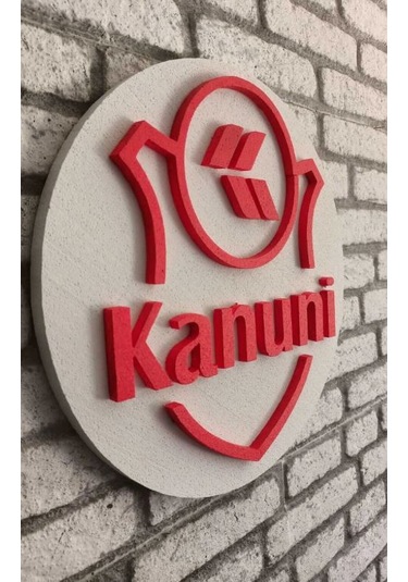 Kanuni Logo 50x50 Kanuni Motor Logosu 3d Kanuni Logo Strafor Logo 50 x 50