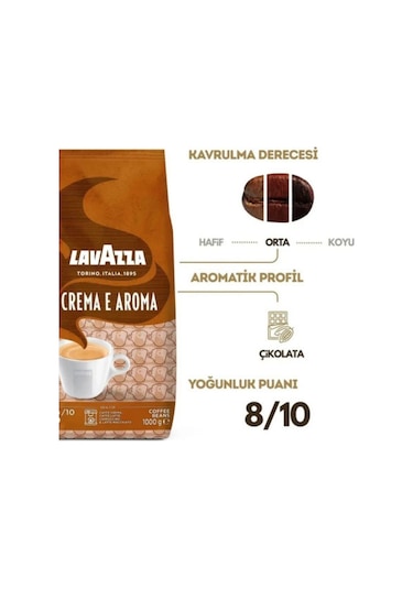 Lavazza Crema E Aroma Çekirdek Kahve 3 X 1 Kg