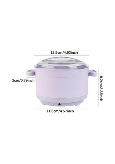 Homyl Ağda Isıtıcısı Ev Yumuşak Katlanabilir Büyük Mor