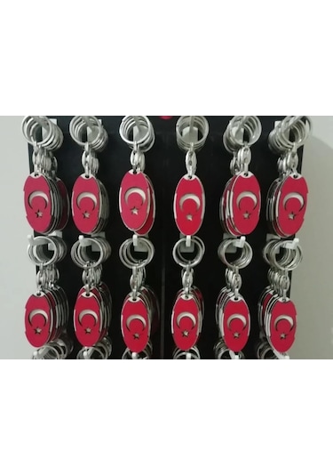 Oto Ahşap Anahtarlık Hediyelik Marka Model Türk Bayrak Anahtar