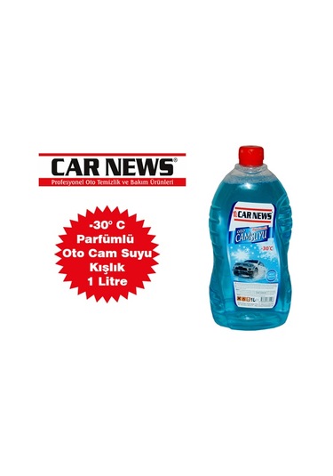 Car News Parfümlü Antifrizli Oto Cam Suyu 1 Lt -30 Derece