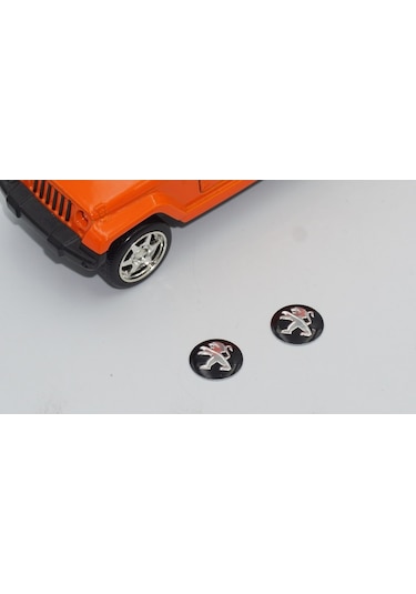 Peugeot Oto Anahtar 3M Metal Alaşım Logo 2Li Set