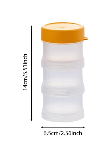 Suntek Taşınabilir Açık Kavanoz Kompakt Düşük-3-katman Sarı