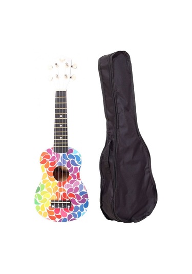 Angel Auk21-mcpt Soprano Ukulele Kılıflı