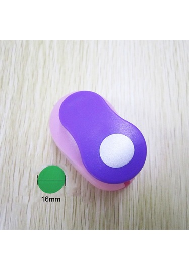 Yuvarlak Embosser Çocuk El Aletleri, Renk Rastgele Teslimat, Stil: 8805 16mm