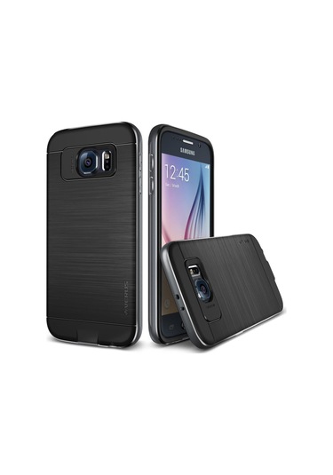 Verus Galaxy S6 İle Uyumlu Case Iron Shield Kılıf Titanium