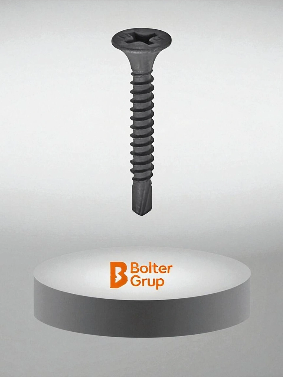 Matkap Uçlu Alçıpan Vidası Siyah Vida 3.5 X 35 Mm 100 Adet -