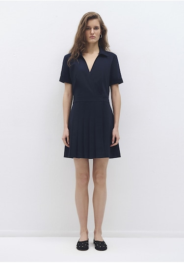 Mavi - Polo Yaka Lacivert Elbise 1310628-82318 Lacivert