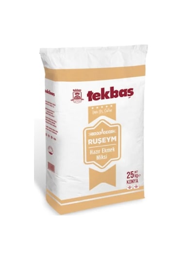 Tekbaş Unları Ruşeym Hazır Ekmek Miksi 25 KG