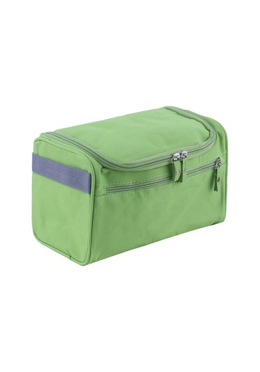 Geekyou Erkekler İçin Yeşil Seyahat Tuvalet Çantası - Dayanıklı Poliester, Fantezi Kanca, Geniş Hacim, Taşınabilir Organizer