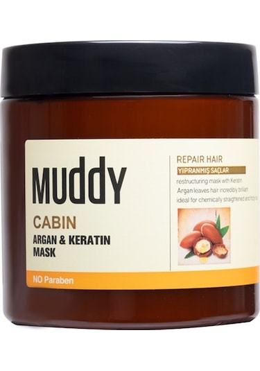 Muddy Cabin Argan & Keratin Maske 500 ML