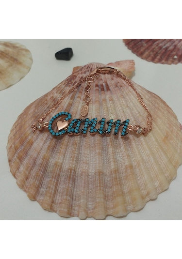 Canım Yazılı Kalpli Gümüş Bileklik