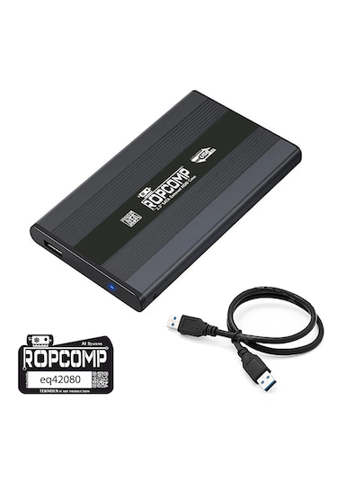 Ropcomp 2.5" Usb 3.0 Sata Harici Harddisk Kutusu Metal