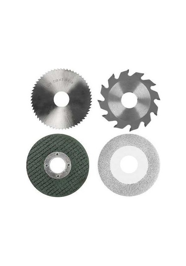 Pazly 4 Parçalı Dayanıklı Testere Seti - Alaşım, Hss, Zımpara Ve Reçine Diskler 63/60mm Dayanıklı Testere Bıçakları, İşçilik Ve Güvenlik İçin İdeal