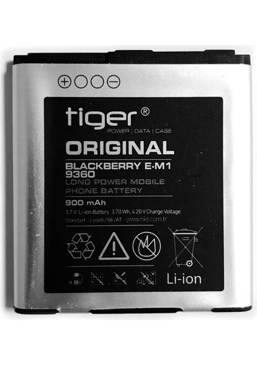 Tiger Blackberry 9360 E-M1 Batarya 900 Mah