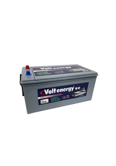 Volt Energy 12 V 250 Amper Deep Cycle Marin Jel Nanocarbon Akü