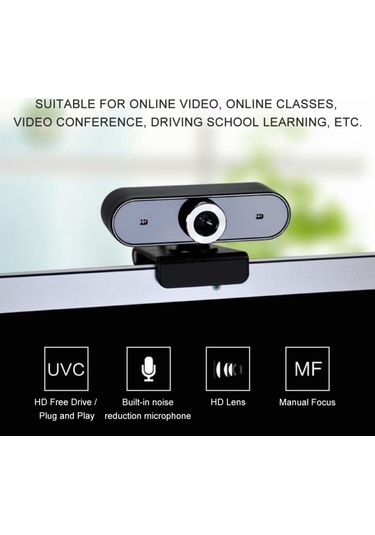 Web Kamerası Mikrofonlu Web Kamerası Usb Görüntülü Arama Bilgisayar Çevre Birimi Kamera