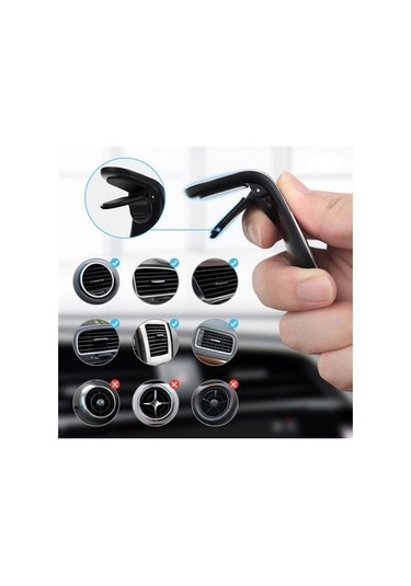 Telefon Tutucu Oto Araç Havalandırma Izgarasına Takılan Mandallı Mıknatıslı Manyetik Tutucu