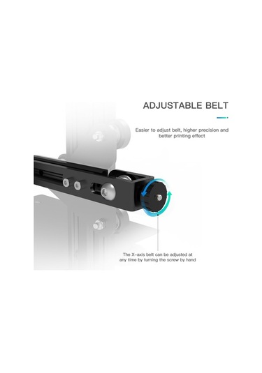 Moly Ender-3/cr-10/5 Serisi X Eksen Spcc Çelik 3d Yazıcı Gergi Çarkı, Ayarlanabilir Gerilim, Kolay Kurulum Kitübu