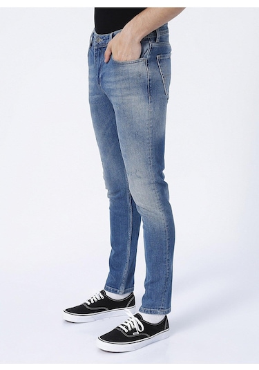 Bad Bear Normal Bel Skinny Fit Açık Mavi Erkek Denim Pantolon 22.01.70.004_xavıer Jeans 5002919472 Mavi