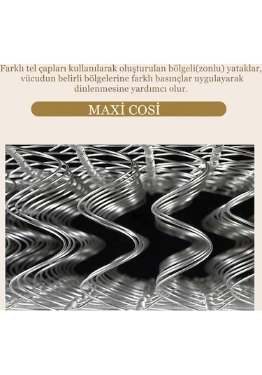 Maxi Cosi Gold 80 x 160 Soft Ortopedik Yaylı Yatak