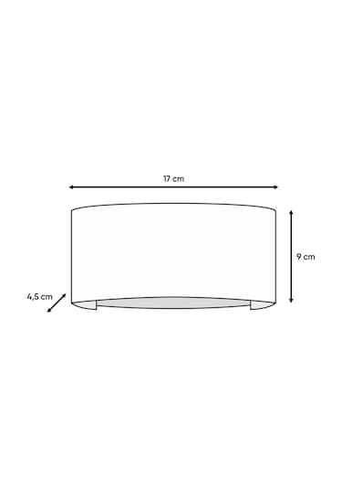5 Adet 10 Watt Gün Işığı Ledli Işık Süzmeli Dekoratif Led Aplik Salon Balkon Ünite Üstü Aplik Siyah