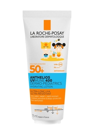 La Roche Posay Anthelios Dermo Pediatrics Uvmune 400 Nemlendirici Vücut Sütü SPF50+ 75 ML