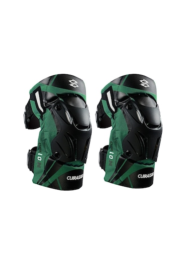 Cuirassier Koruyucu Motosiklet Dizliği 2 Adet Yeşil