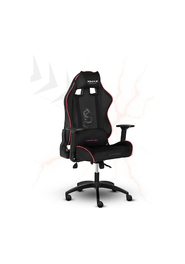 Rio Balerion Terletmez Kadife Kumaş Siyah Gaming Oyuncu Koltuğu - 24 Siyah