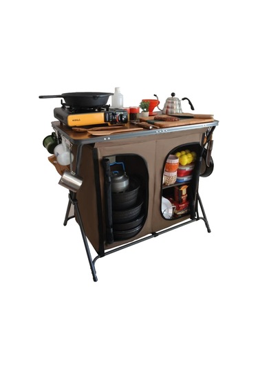 Campout Çift Kapılı Kamp Mutfağı