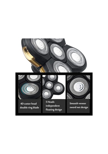 5 Tıraş Başlığı, Yedek Bıçaklar, Üniversal Sakal Düzeltici, Hızlı Çıkarma, Çift Halka, Remington Tıraş Makineleriyle Uyumlu Değildir